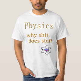 natuurkunde humor t-shirt