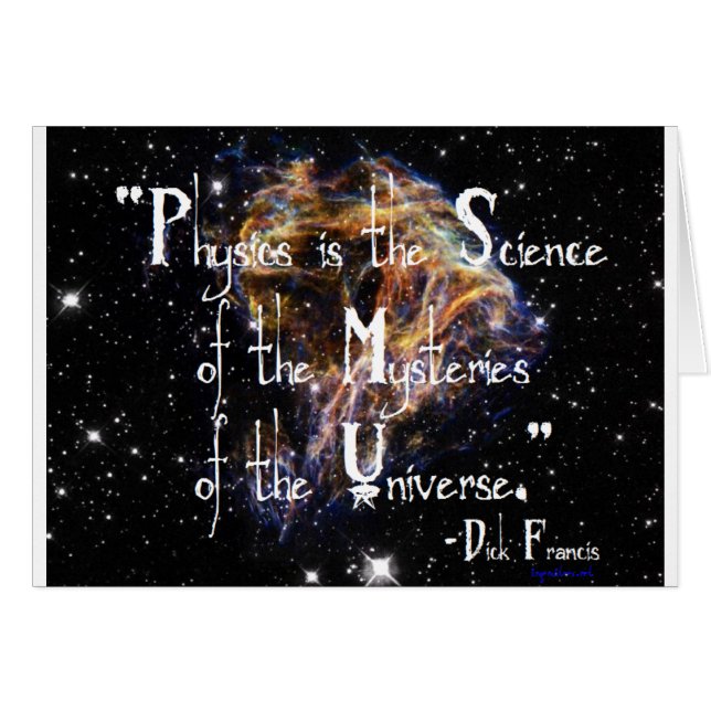 Natuurkunde is de Wetenschap (Voorkant Horizontaal)