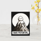 Natuurkunde Joke - Ik heb potentiële Rock Mountain Kaart (Gele Bloem)