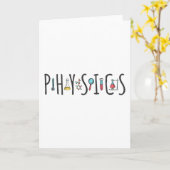 Natuurkunde Kaart (Gele Bloem)