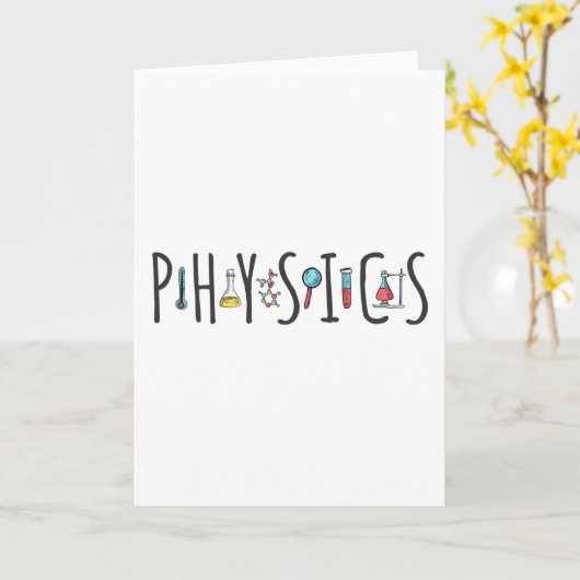 Natuurkunde Kaart (Gele Bloem)