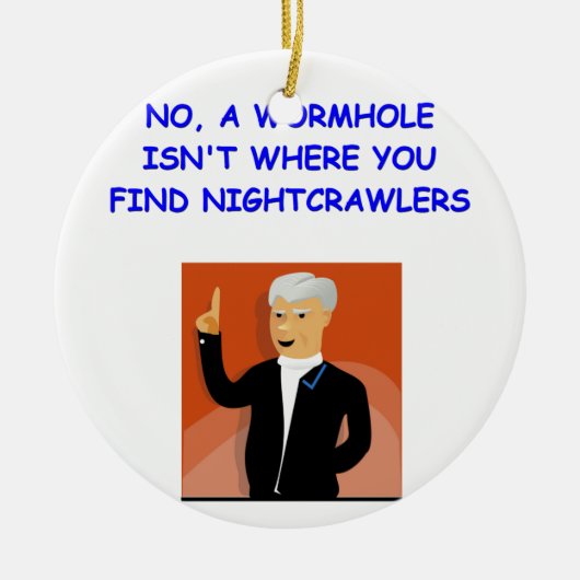 natuurkunde keramisch ornament (Voorkant)