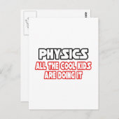 Natuurkunde... Koel Kinderen Briefkaart (Voorkant / Achterkant)