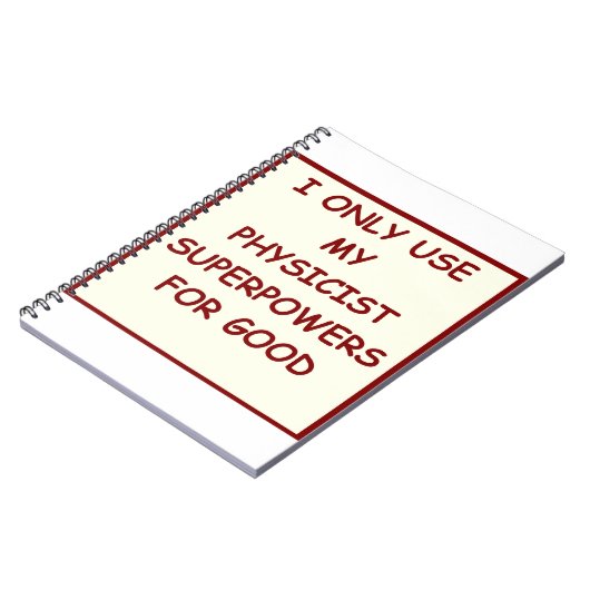 natuurkunde notitieboek (Linkerzijde)