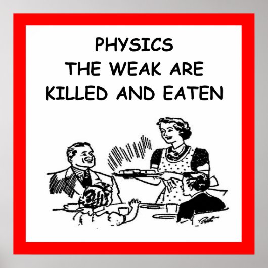 natuurkunde poster (Voorkant)