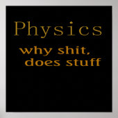 natuurkunde poster (Voorkant)