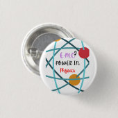 natuurkunde ronde button 3,2 cm (Voorkant /achterkant)