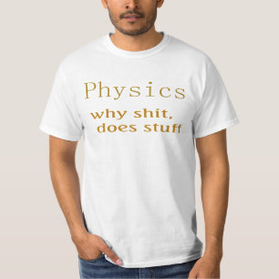 natuurkunde t-shirt