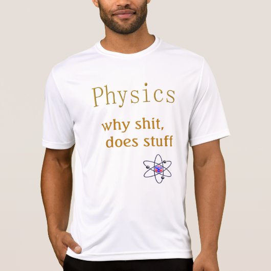 natuurkunde t-shirt (Voorkant)