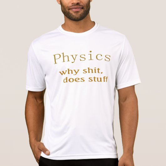 natuurkunde t-shirt (Voorkant)