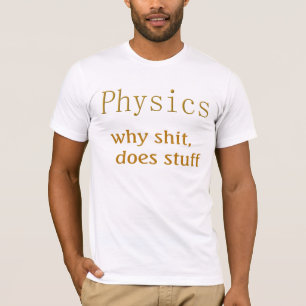 natuurkunde t-shirts