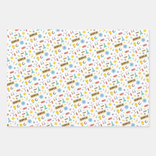 Natuurkunde Techniek Wetenschap Inpakpapier Vel (Voorkant 2)