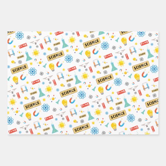 Natuurkunde Techniek Wetenschap Inpakpapier Vel (Voorkant)