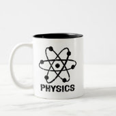 Natuurkunde Tweekleurige Koffiemok (Links)