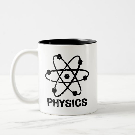 Natuurkunde Tweekleurige Koffiemok (Links)