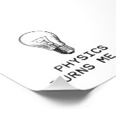 Natuurkunde zet me aan foto afdruk (Hoek)