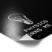 Natuurkunde zet me aan foto afdruk (Hoek)