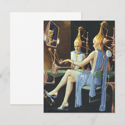  natuurkundebestrijding Beauty Salon Kaart (Voorkant / Achterkant)