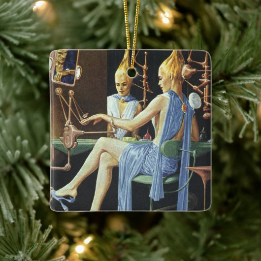  natuurkundebestrijding Beauty Salon Spa Keramisch Ornament (Boom)