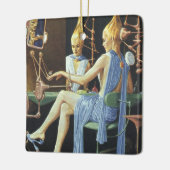  natuurkundebestrijding Beauty Salon Spa Keramisch Ornament (Links)