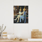 natuurkundebestrijding Beauty Salon Spa Poster (Keuken)