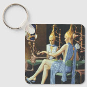  natuurkundebestrijding Beauty Salon Spa Sleutelhanger (Voorkant)