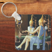  natuurkundebestrijding Beauty Salon Spa Sleutelhanger (Voorkant)