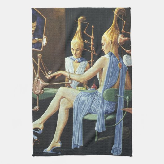  natuurkundebestrijding Beauty Salon Spa Theedoek (Verticaal)