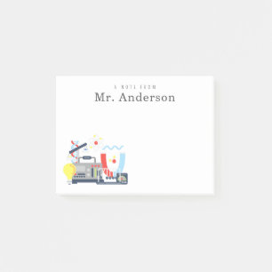 natuurkundeleraar post-it® notes