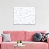 Natuurkundevergelijkingen in Blauwe Pen // Canvas Afdruk (Insitu (Woonkamer))