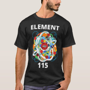 Natuurkundig element 115 Energiedeeltjes Nuclei Sc T-shirt