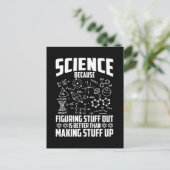 Natuurkundige natuurkundige Nerd-wiskundige scheik Briefkaart (Staand voorkant)