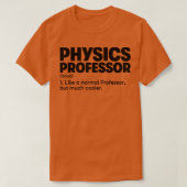 natuurkundige professor t-shirt (Design voorkant)