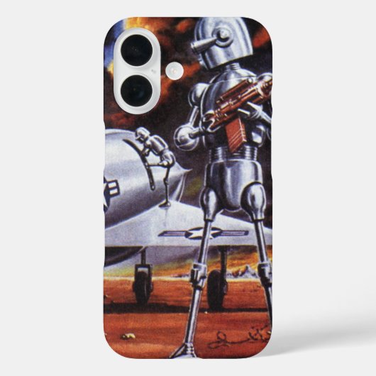 natuurkundigen militairen van de robotaris Case-Mate iPhone case (Achterkant)