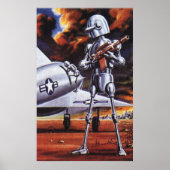  natuurkundigen militairen van de robotaris poster (Voorkant)