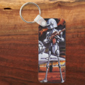 natuurkundigen militairen van de robotaris sleutelhanger (Voorkant)