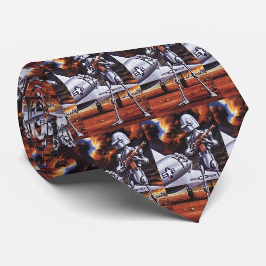  natuurkundigen militairen van de robotaris stropdas (Opgerold)