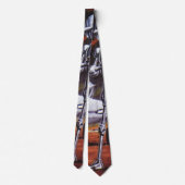 natuurkundigen militairen van de robotaris stropdas (Achterkant)