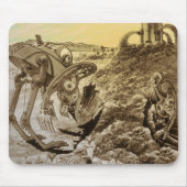  natuurkundigheid Aliens Planet Construction Muismat (Voorkant)