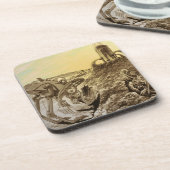  natuurkundigheid Aliens Planet Construction Onderzetter (Linkerzijde)