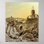  natuurkundigheid Aliens Planet Construction Poster (Voorkant)