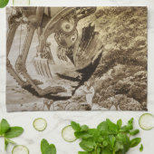  natuurkundigheid Aliens Planet Construction Theedoek (Gevouwen)