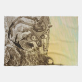  natuurkundigheid Aliens Planet Construction Theedoek (Horizontaal)