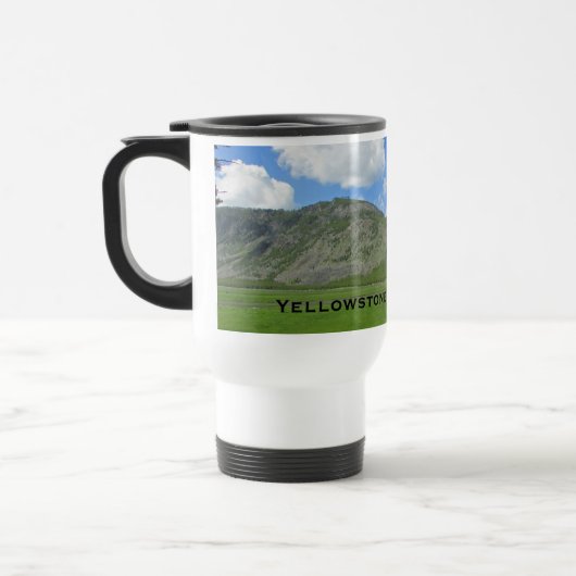 natuurlandschap Yellowstone Nationaal Park Reisbeker (Links)