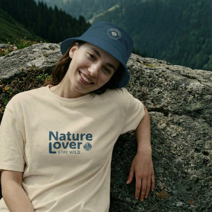 Natuurliefhebber Berg Kamperen Blijf Wild Buiten T-shirt