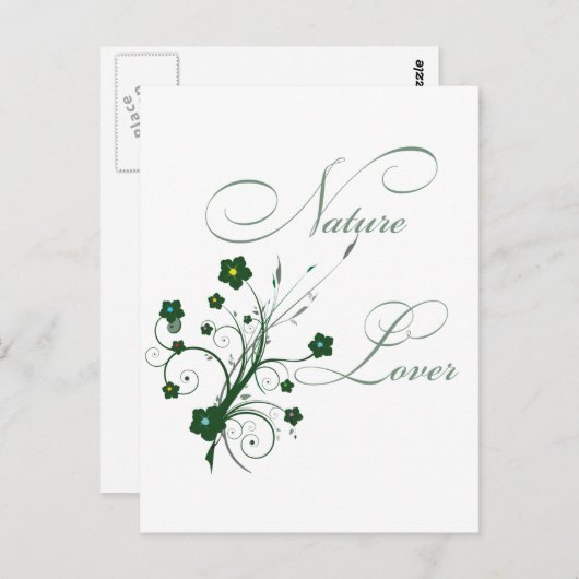 Natuurliefhebber Briefkaart (Voorkant / Achterkant)