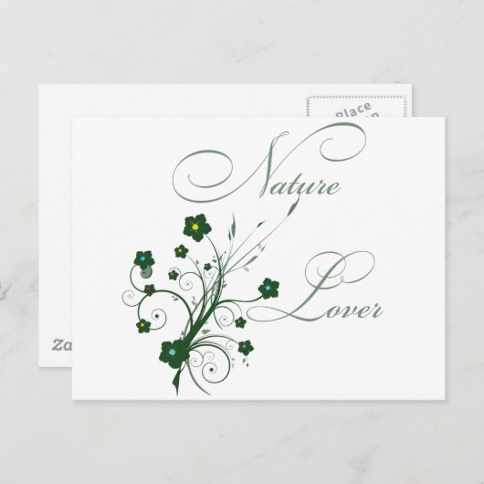 Natuurliefhebber Briefkaart (Voorkant / Achterkant)