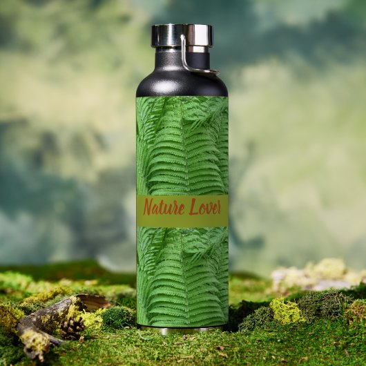 Natuurliefhebber Positieve Vibes Waterfles (Buiten (Gedraaid) )