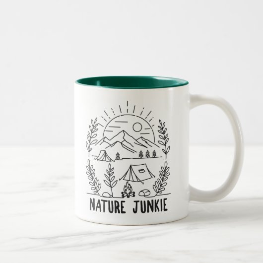 Natuurliefhebber Tweekleurige Koffiemok (Rechts)