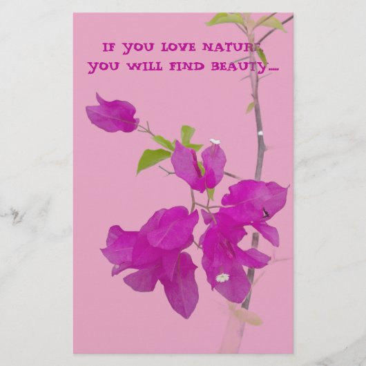 NATUURLIEFHEBER GESCHENK BRIEFPAPIER (Voorkant)